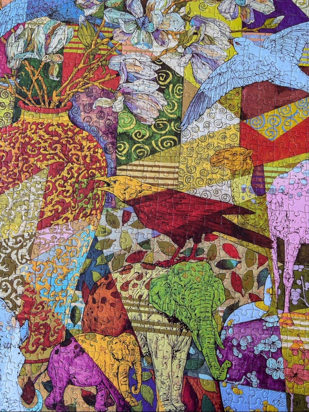 Colorful Wildlife Puzzle - Vibrant Multicolor Jigsaw